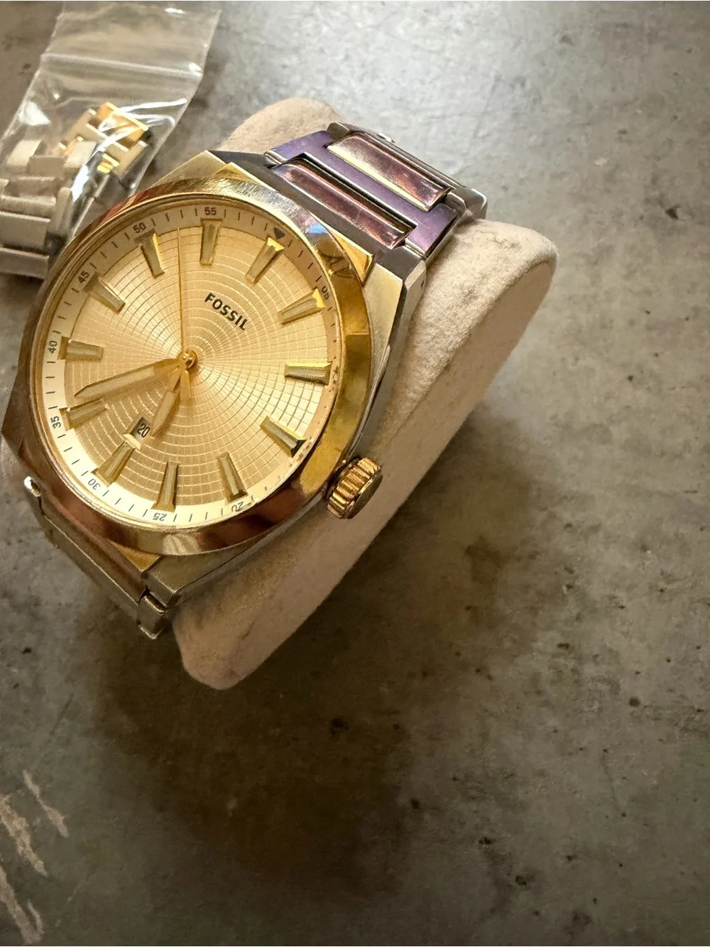 Fossil Stainless Steel Two Tone Watch